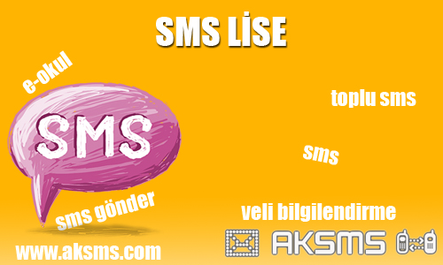 Sms lise,lise sms,e-okul sms,devamsızlık sms